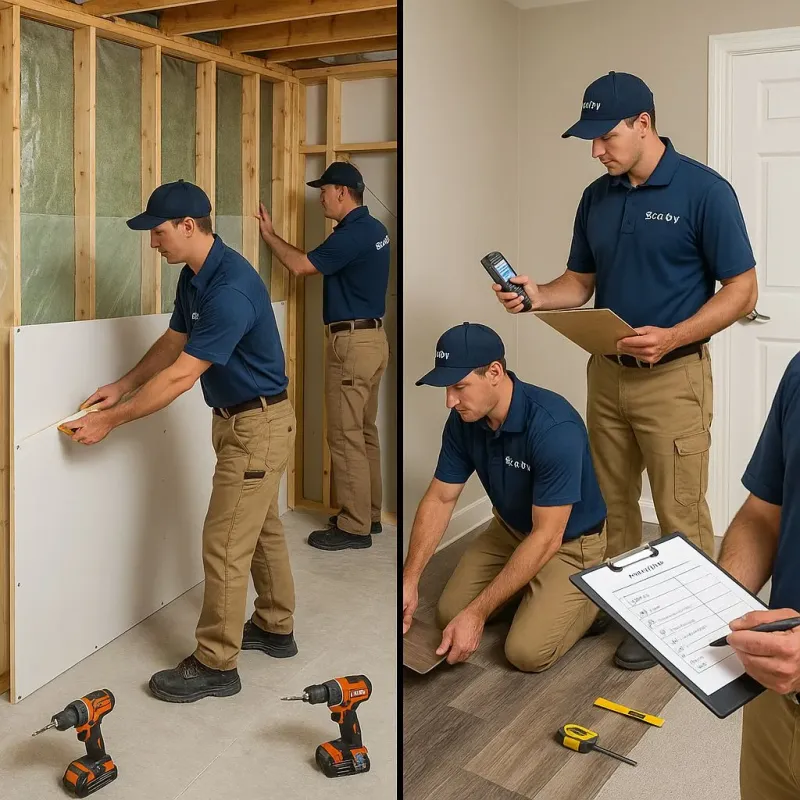 Repairs and Reconstruction process in Waverly, IA